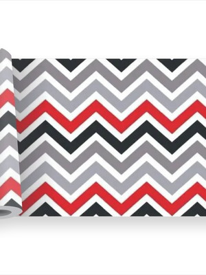 Adesivo faixa border chevron listra 2274