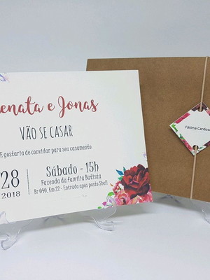 Convite para casamento