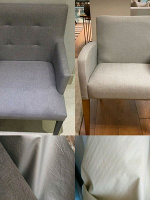 1 capa poltrona sob medida em suede