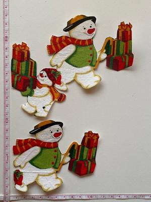 Patch aplique termocolante boneco de neve #12