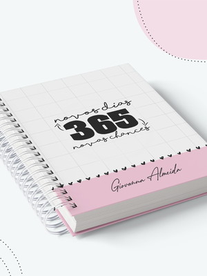 Agenda 2025 personalizada - 365 novas chances