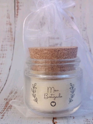 Vela natural para batizado