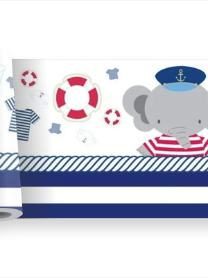 Adesivo infantil marinha navio mar kit faixa marinheiro m445
