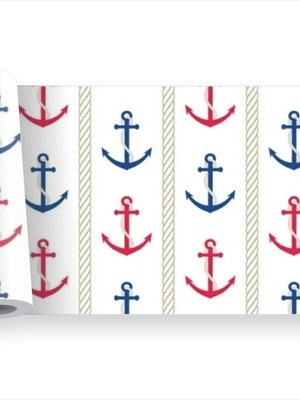 Adesivo infantil ancora marinha kit faixa marinheiro m438