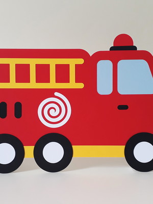 Display de mesa carro de bombeiro