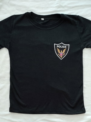 Camisa policial infantil