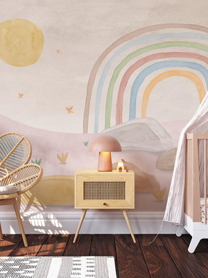 Papel de parede arco íris