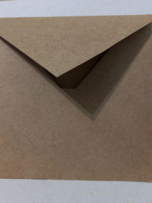 Envelopes rustico tradicional kraft reciclato