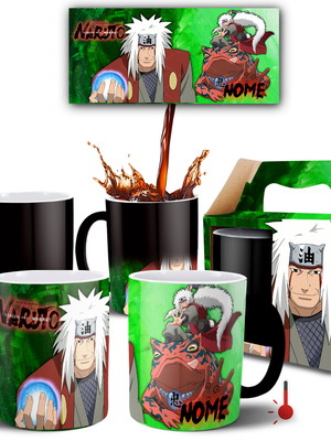 Caneca mágica jiraya rasegan com nome