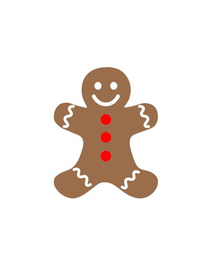 Recorte biscoito feltro 8 cm natal - pct 20 und (não colados