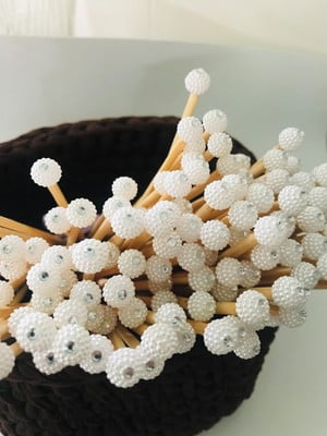 Varetas decoradas para difusores kit com 10 varetas