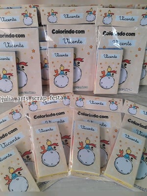 Kit livrinho para colorir -pequeno príncipe 2