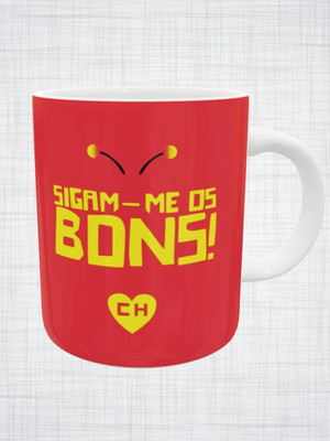 Caneca porcelana chapolin colorado