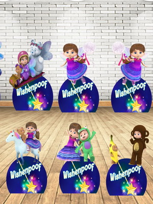 Wishenpoof displays kit com 10 peças