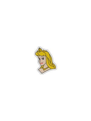 Patch bordado princesa aurora bela adormecida rosto modelo1