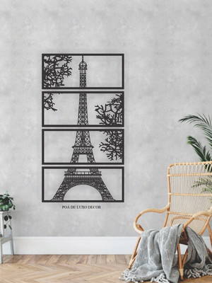Quadro torre eiffel mdf vazado