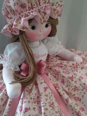 Boneca de pano 60cm (personalizada)