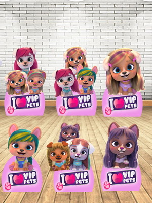 Vip pets displays kit com 10 peças
