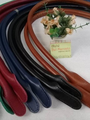 Alça couro legítimo cores 66 cm 1 par maravilhosa!