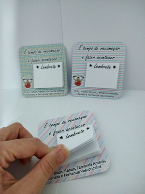20 imã - lembrete personalizado