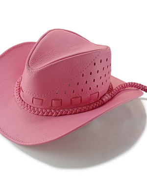 Chapéu country infantil couro legítimo promoção