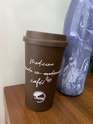 Copo café marmorizado personalizado