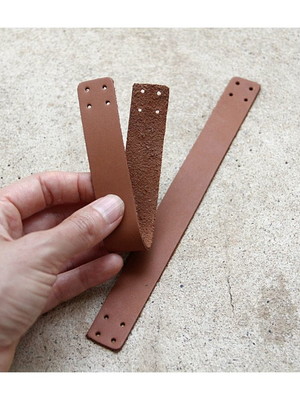 50 alças de couro legítimo 20cm ou 25cm crochê cesto bolsa