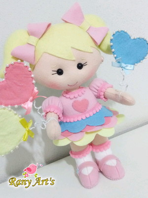 Boneca chuva de amor 30cm