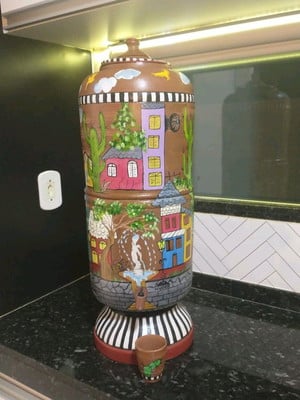 Filtro de barro personalizado- 2velas- 8litros