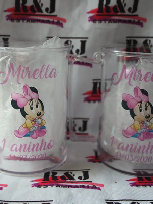 Caneca de acrílico personalizada 300ml - festa infantil