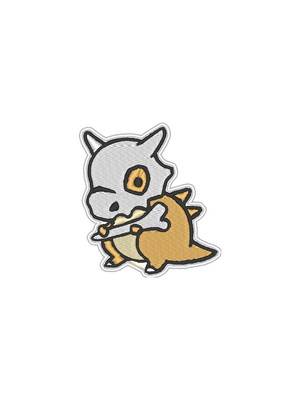 Patch bordado termocolante pokémon cubone - modelo1