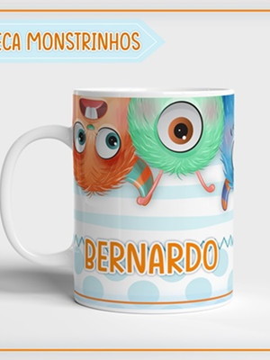 Caneca personalizada monstrinhos