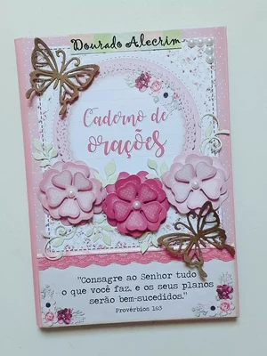 Caderno brochura pequeno - orações