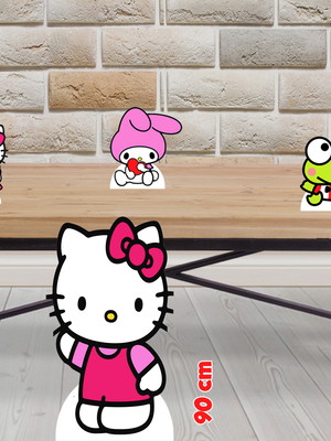 Totem hello kitty e display de mesa