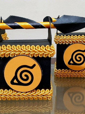 Caixa canudo naruto