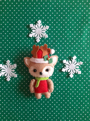 Enfeite de natal rena