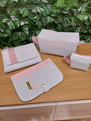 Necessaire personalizada, kit trocador,porta chupeta..