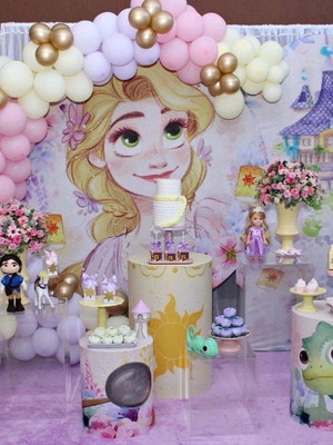 Decoração infantil rapunzel