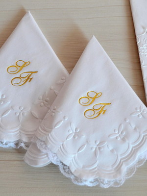 Guardanapo aperitivo personalizado com aplicação especial
