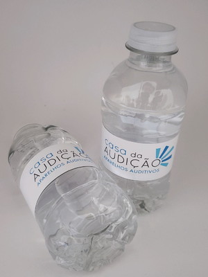 Água personalizada 240ml logo