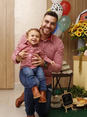 Camisa xadrez pai e filho manga longa