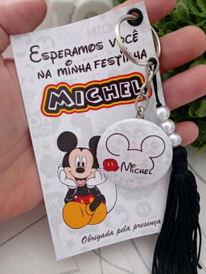Kit com 10 chaveiro mickey