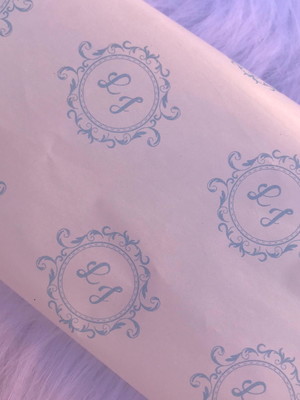 Papel seda 20x50 personalizado 100 unid
