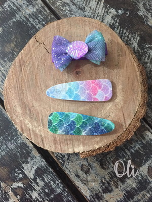 Trio hair clip sereia