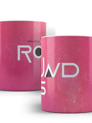 Caneca round 6 squid game xícara squid game round 6 porcelan