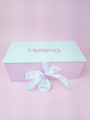 Convite para padrinhos caixa dupla personalizada