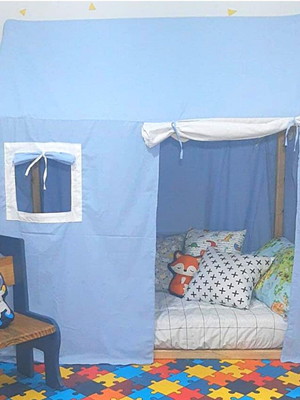Cabana para cama casinha solteiro