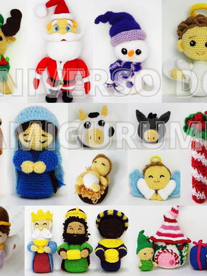 18 receitas amigurumi especial natal - português