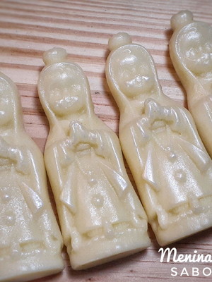 Lembrancinha batizado/sabonete nossa senhora de fátima