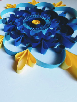 Quadro mandala iv / quilling